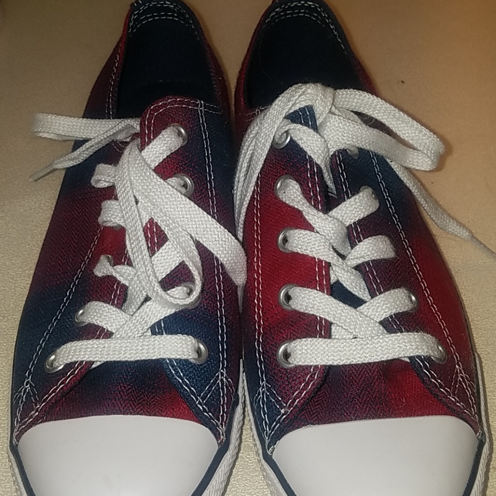Plaid Converse
